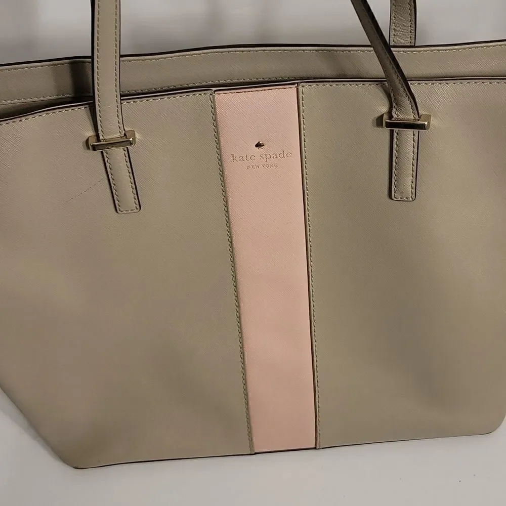Kate Spade New York Medium Harmony Cedar Street Racing Stripe Tote